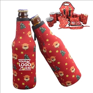 11oz Customized Christmas Gift Beer Bottle Sleeves